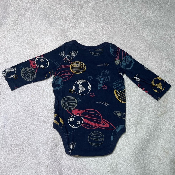 Gap Planets Cotton Bodysuit 3-6 Months - Picture 3 of 5
